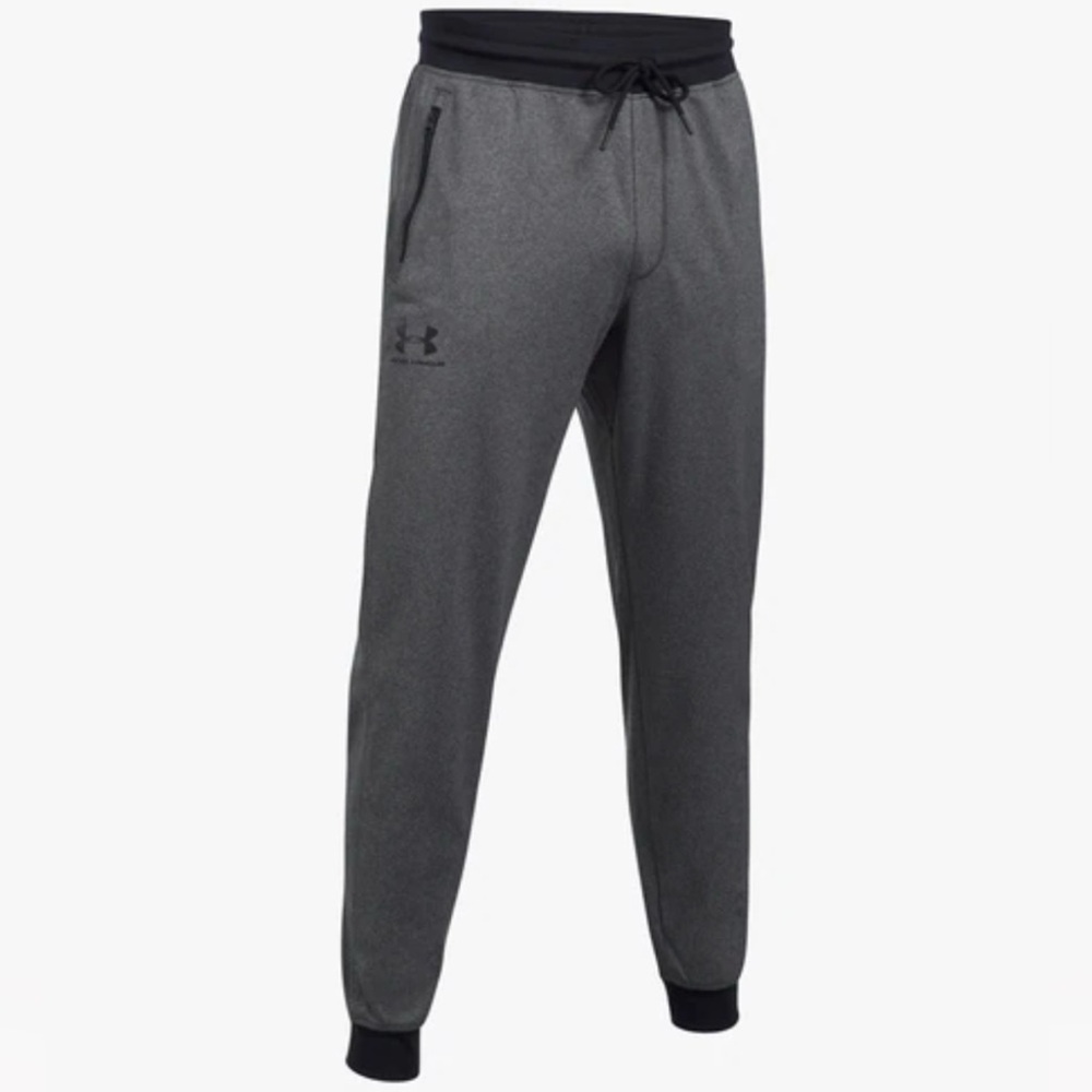 Under Armour, cold gear, joggers men’s size XL in gray and black NWOT